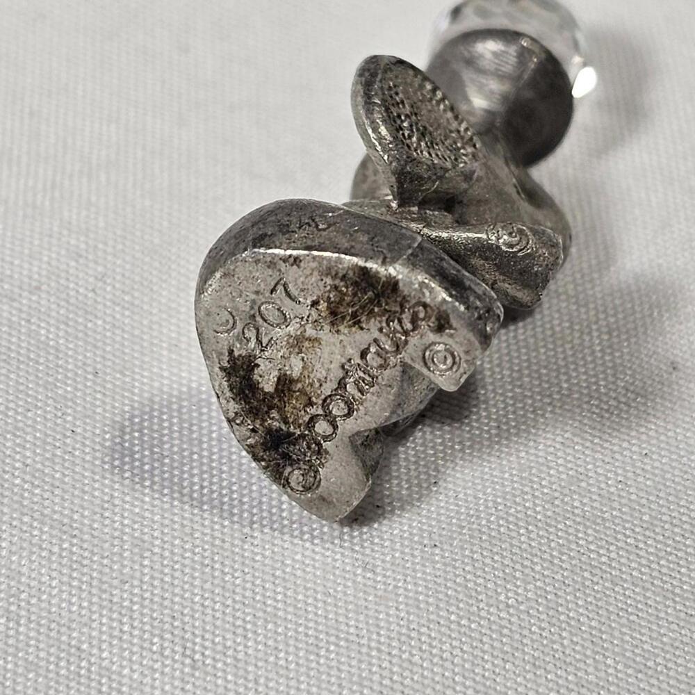 Crystal Ball Balancing Elephant - Spoontique Pewter-1985  - 207 - Picture 6 of 6